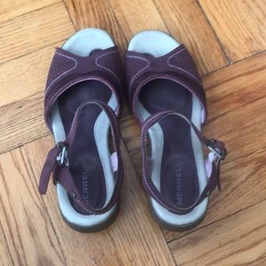 Merrell sandals. Women’s. Size 7. Color is Mauve.